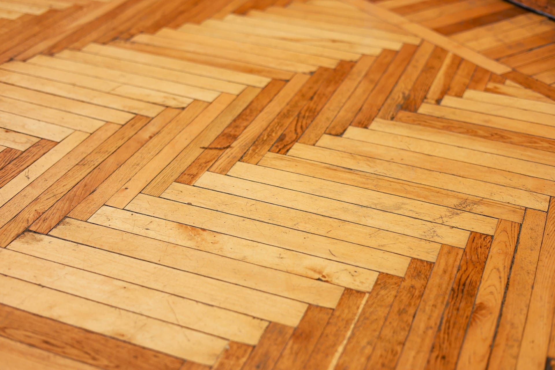 Engineered wood flooring detail